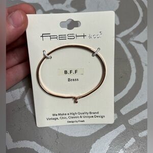 NWT Fresh & Co. | BFF Brass Bracelet